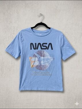MAD Engine Light Blue Crewneck Graphic Tee